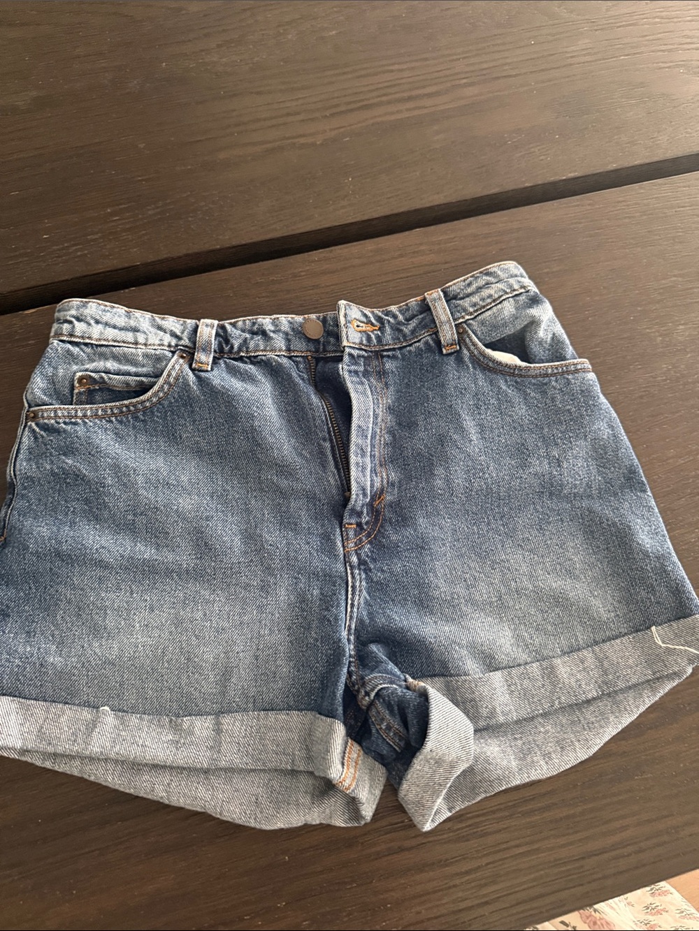 & Other Stories denim shorts